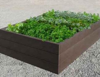 mini jardin en plastique recycle - 120 x 125 cm