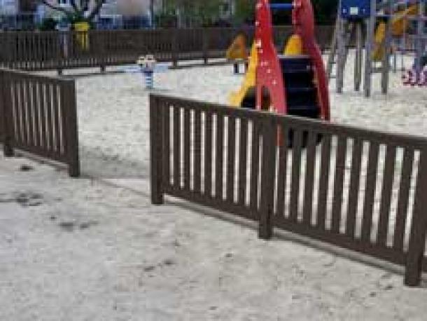 cloture de parc 1.50 en plastique recycle sur devis