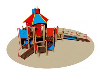 structure de jeu fun city accessible a tous - pmr - 2/8 ans