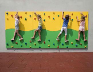 mur d'escalade 6/12 ans