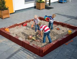 bordurette modulaire pour bac à sable eco-flex