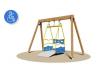 BALANCOIRE POUR FAUTEUIL ROULANT GRENOBLE PMR 2/16 ANS