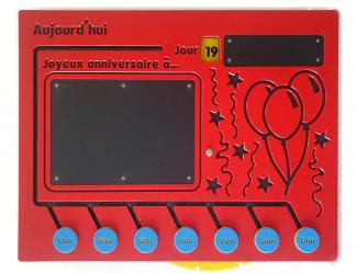 panneau anniversaire / 2 ans et +