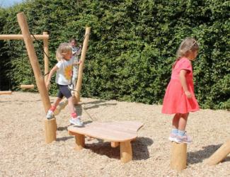 parcours zoo - plateforme okapi en robinier - 4/15 ans