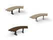 BANQUETTE 1/4 DE ROND Ø 2M - GAMME CONTOUR - ADO/ADULTE