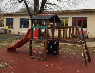 plateforme de jeu gymino bois - 2/7 ans