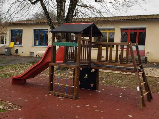 plateforme de jeu gymino bois - 2/7 ans