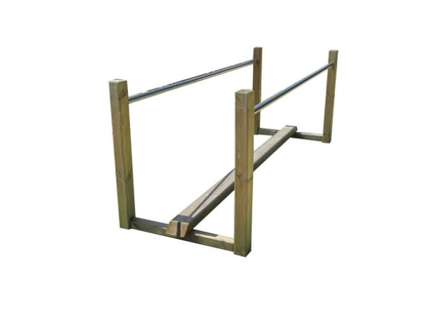 parcours handi acces poutre d'equilibre