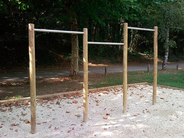 parcours sportif - barres fixes x 3