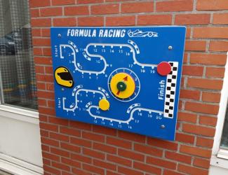 panneau jeu formula racing