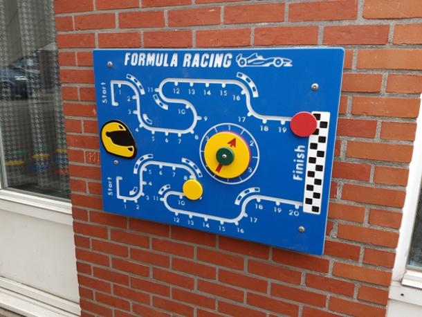 panneau jeu formula racing