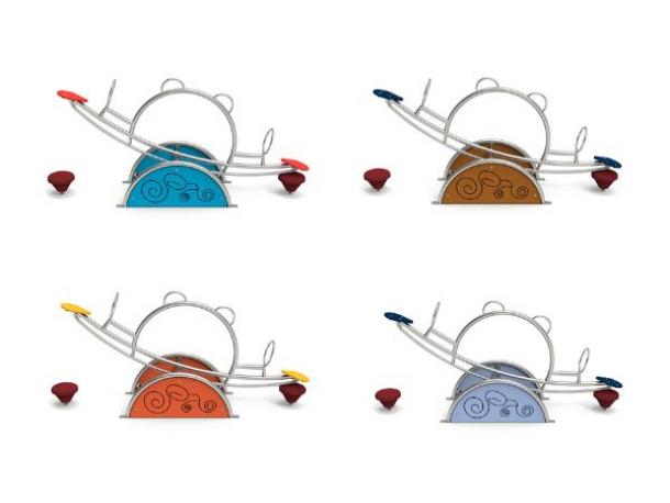 bascule desir - inox - 4 pl - 3/12 ans