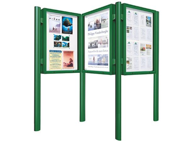 kit poteaux quatro - h 1000 - peint - a sceller