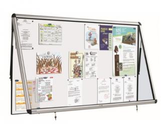 vitrine d'affichage porte relevable format 15a4