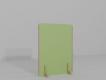 SEPARATEUR D'ESPACE/CLOISON SUR PIEDS ACOUSTIQUE EMMIE 12mm 120X90 VERT PLEIN