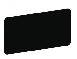 tableau rectangle noir sans encadrement coins arrondis 100x200cm