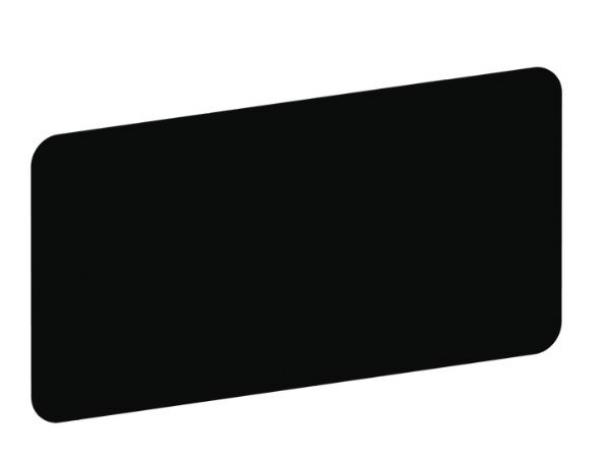 tableau rectangle noir sans encadrement coins arrondis 100x200cm