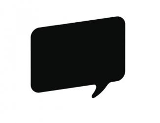 tableau bulle noir sans encadrement coins arrondis 90x120cm