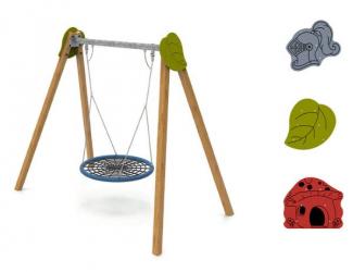 balancoire nid mona inclusive - 3/12 ans