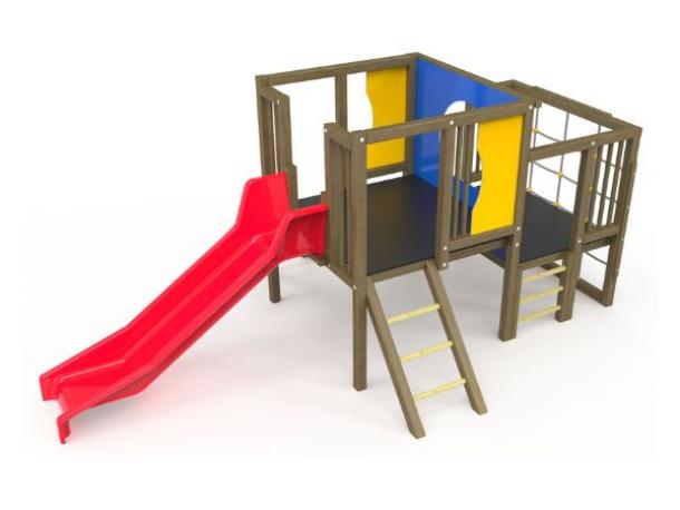 plate-formes lecorsaire - 2/7 ans - bois - gl poly