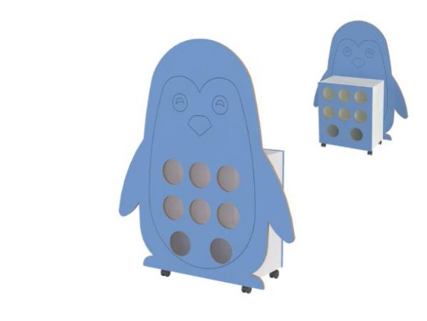 meuble a doudou 16 cases