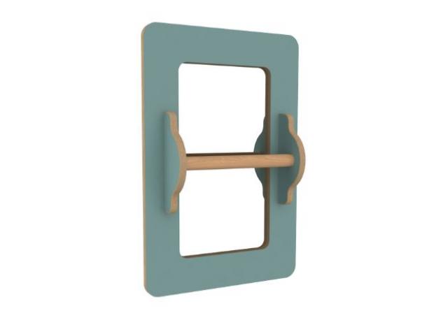 miroir mural avec barre de maintien l60