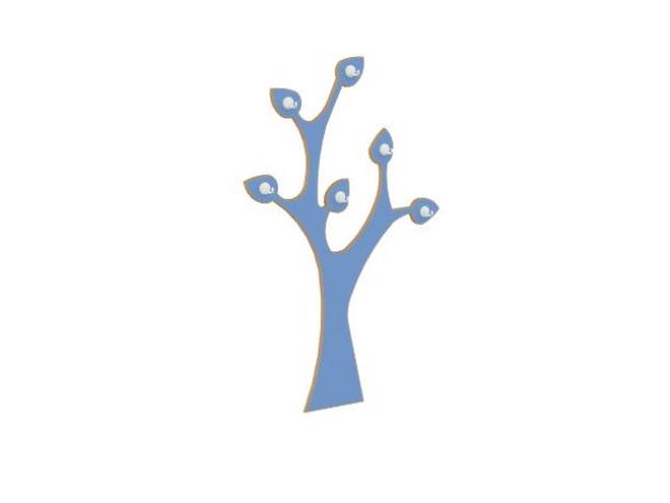 porte manteau arbre 6 enfants