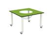 TABLE CARREE BAC A SABLE