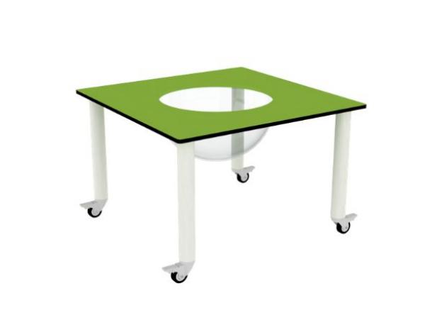 table carree bac a sable