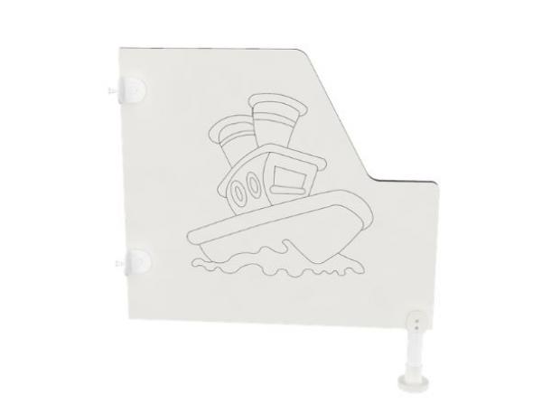 cloisonnette wc largo bateau