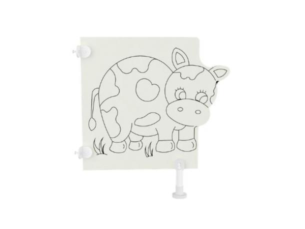 cloisonnette wc vache