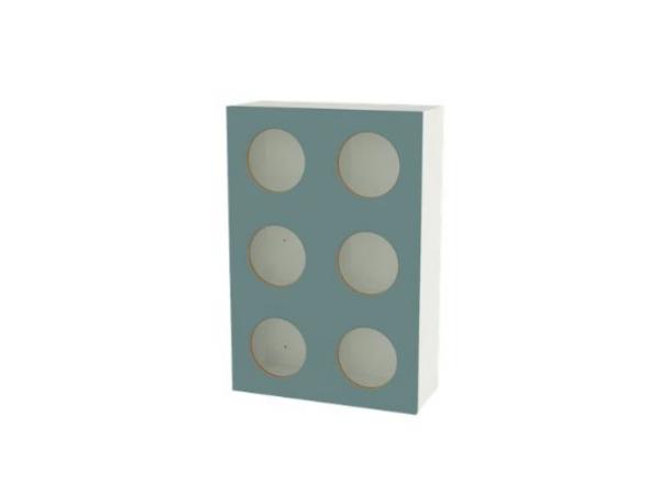 meuble a doudou mural 6 cases