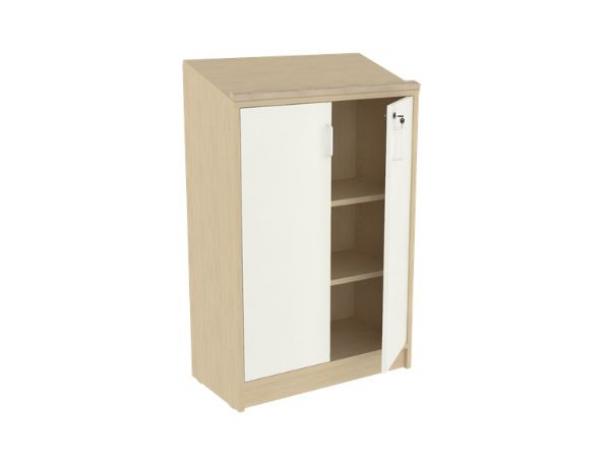 borne accueil avec ecritoire double porte