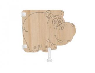 cloisonnette wc hippopotame