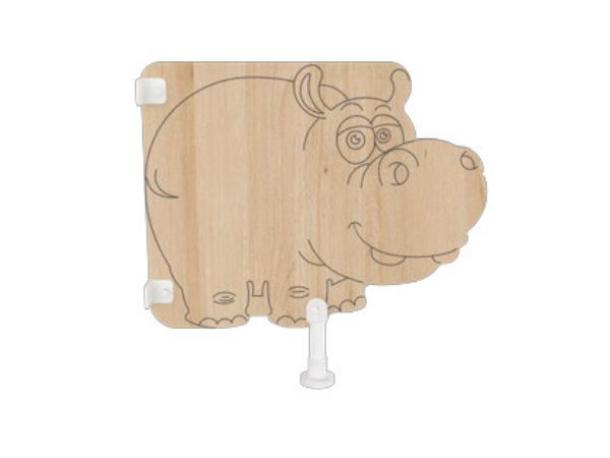 cloisonnette wc hippopotame