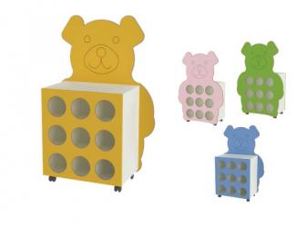 meuble a doudou 18 cases