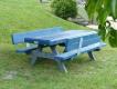 TABLE PIQUE NIQUE GALOPIN AVEC DOSSIER - MATERNELLE