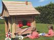 CABANE DU BUCHERON EN ROBINIER - SUR PLATINES - 2/6 ANS
