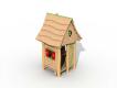 CABANE DU BUCHERON EN ROBINIER - SUR PLATINES - 2/6 ANS