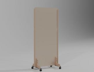 cloison mobile acoustique enzo 24mm 170x80 sable plein