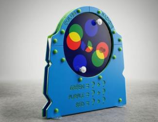 panneau d'eveil color - 1/6 ans