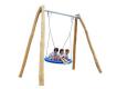 BALANCOIRE PANIER EN ROBINIER - 3/12ANS