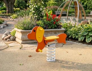 jeu sur ressort puppy - 1/9 ans