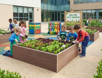 mini jardin en plastique recycle - 180 x 185 cm