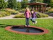 TRAMPOLINE OVALE - 3 ANS ET  +