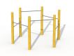BARRE FIXE HEXAGONE EN ROBINIER - 6 ANS ET +