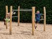 BARRE FIXE HEXAGONE EN ROBINIER - 6 ANS ET +