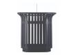 CORBEILLE TULIPE 2 X 60 L - ANTHRACITE RAL7016 AVEC TOTEM
