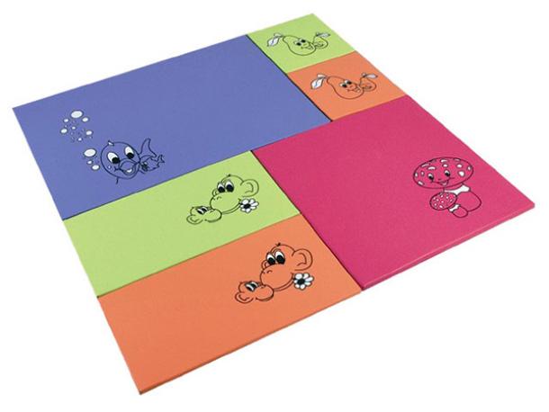 tapis arc en ciel - lot de 6 - 2400 x 2400