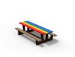 TABLE PIQUE NIQUE KIDS GP71M-180 MULTICOLORE EN PLASTIQUE RECYCLE